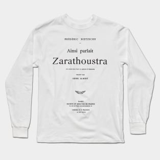 Zarathustra Long Sleeve T-Shirt